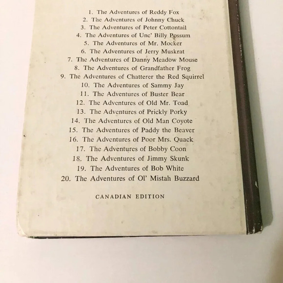 Vtg  The Adventures of Jimmy Skunk Thornton Burgess Bedtime Story Book - Picture 6 of 16